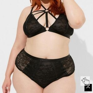 Torrid Lacy Bondage Tanga Panty NWT 1x